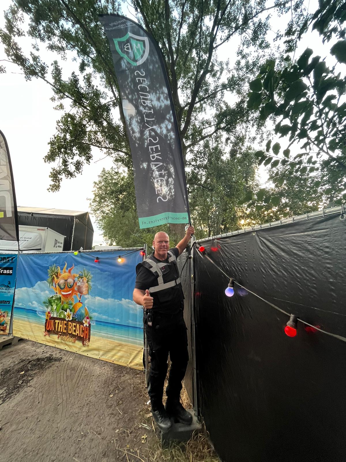 Marco Bloemhof, oprichter MB-Security op evenement